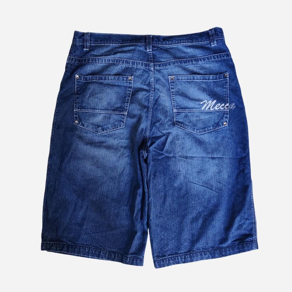 Y2K Mecca Denim Baggy Shorts